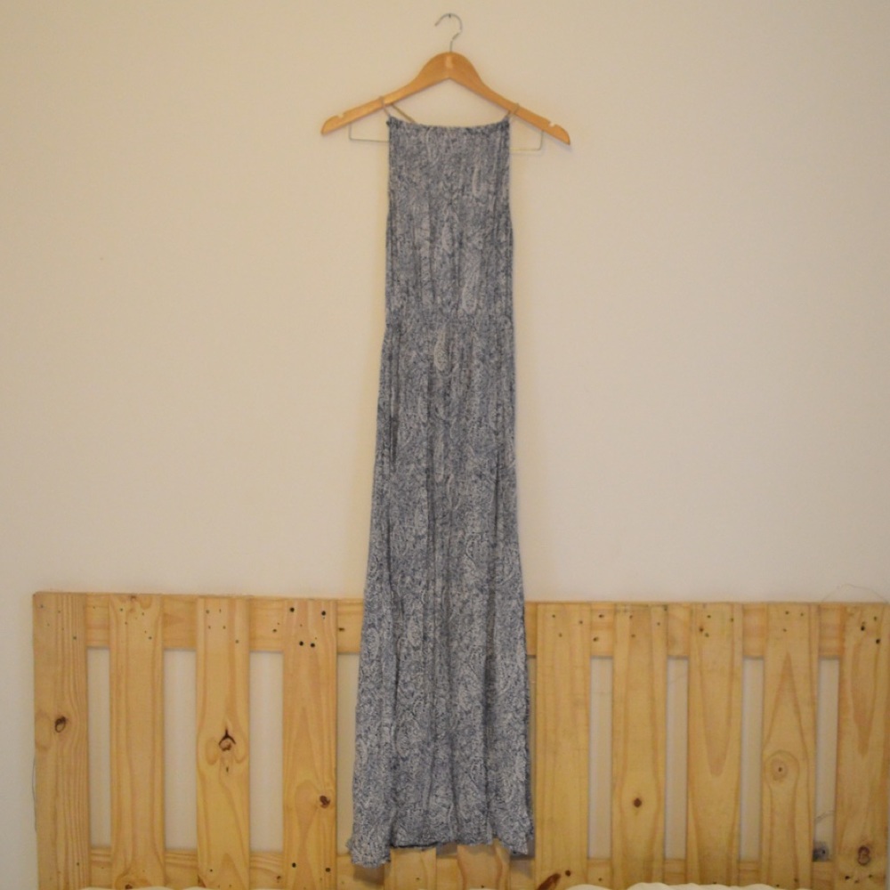 Moroccan Maxi Dress with braided tie neck 🇲🇦